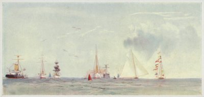 Cowes Roads, Regatta Time by William Lionel Wyllie